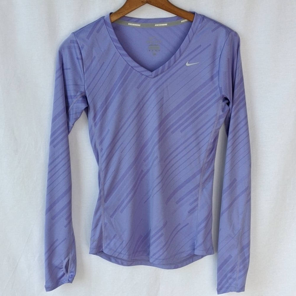 Nike Dri-Fit Purple Long sleeve top, sz: XS